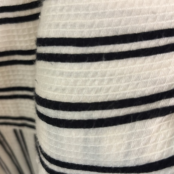 Bershka SZ L Waffle Knit Jumpsuit Playsuit Wide Leg Striped - Picture 7 of 7